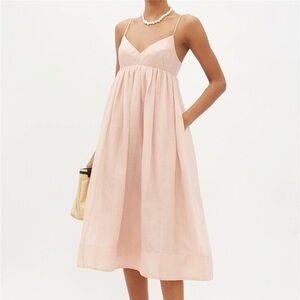 Zimmermann Dancer Empire Waist Dress Dusty Pink